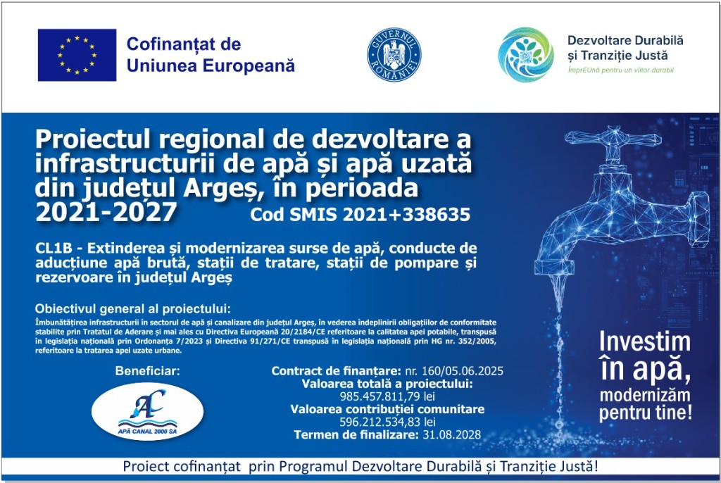 Panou informativ CL1B DDTJ